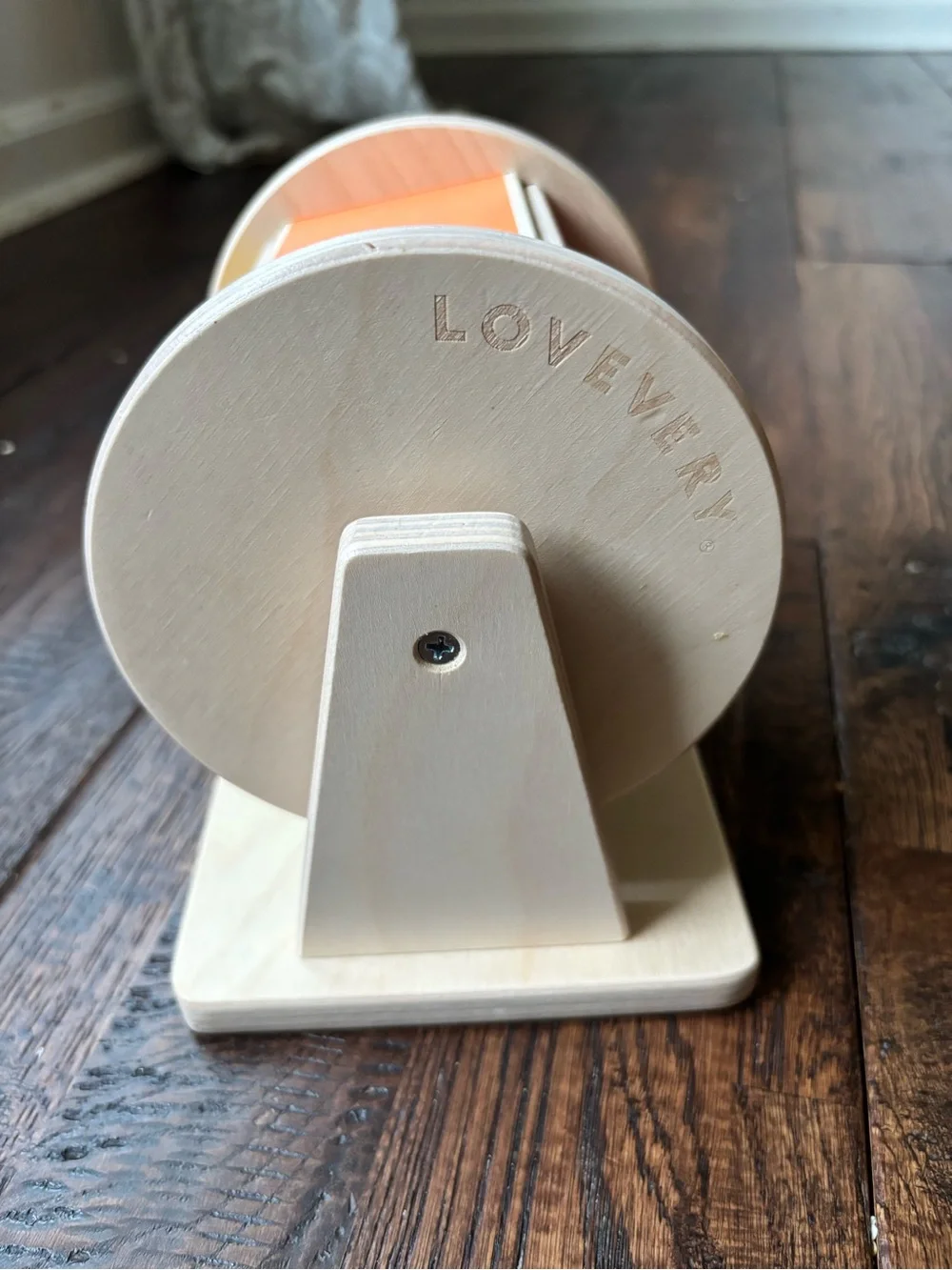 Lovevery spinning rainbow toy from the senser play kit